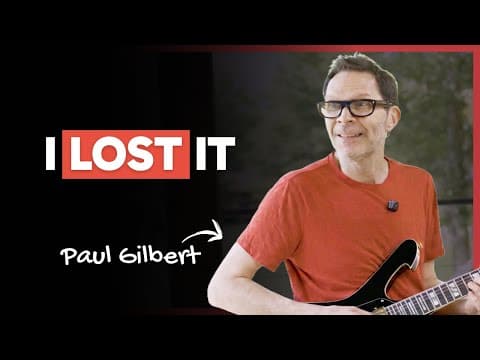 Paul Gilbert's Melody-First Approach: Why Your Inner Kazoo Player Matters More Than Exotic Scales